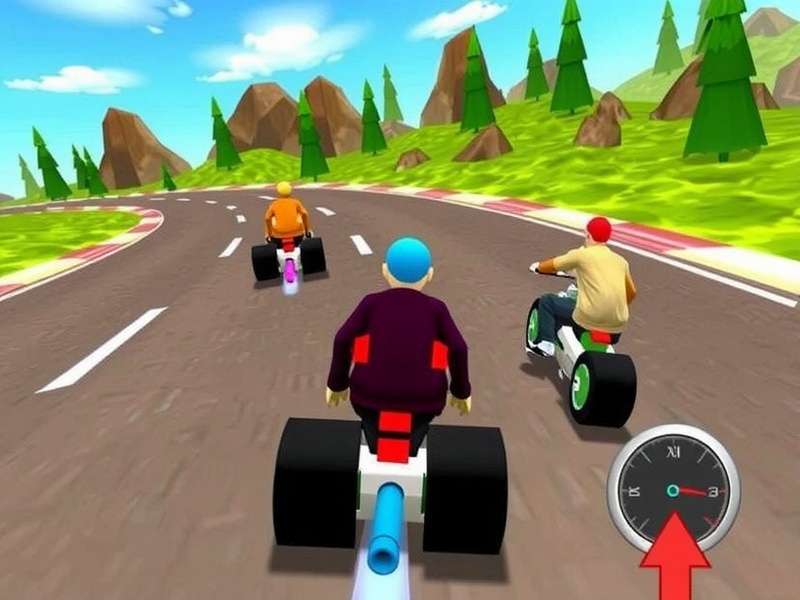 Fast Track Roller Gameplay Screenshot